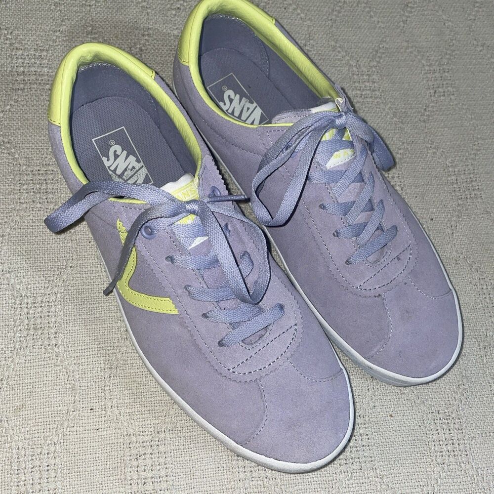 Vans Off The Wall Men’s Skateboard Sneakers Size 11 M Purple Leather Athleisure